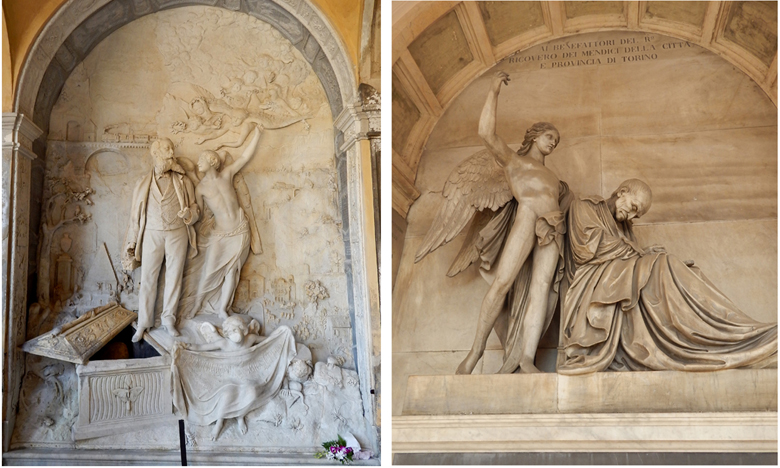 Pongilione and Marchino Tombs, Cimitero monumentale di Torino