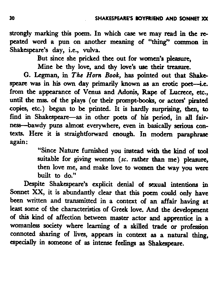 International Journal of Greek Love, Vol.1 No.1, 1965, page 30
