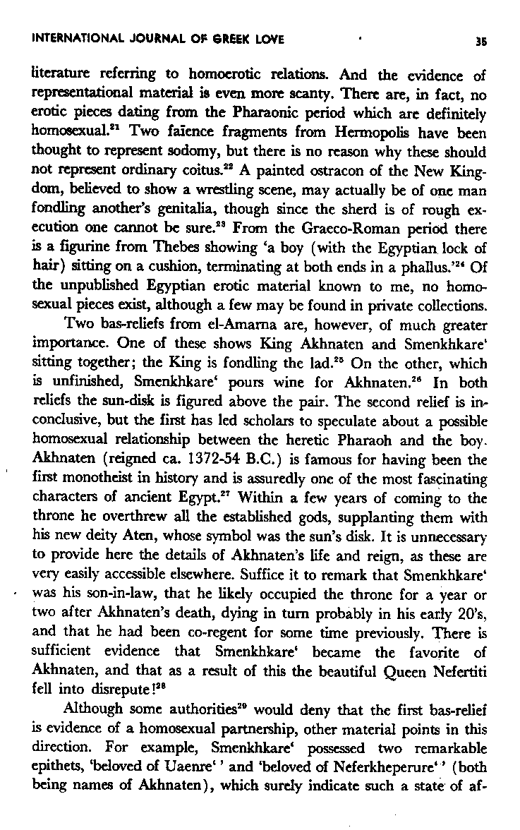 International Journal of Greek Love, Vol.1 No.1, 1965, page 35