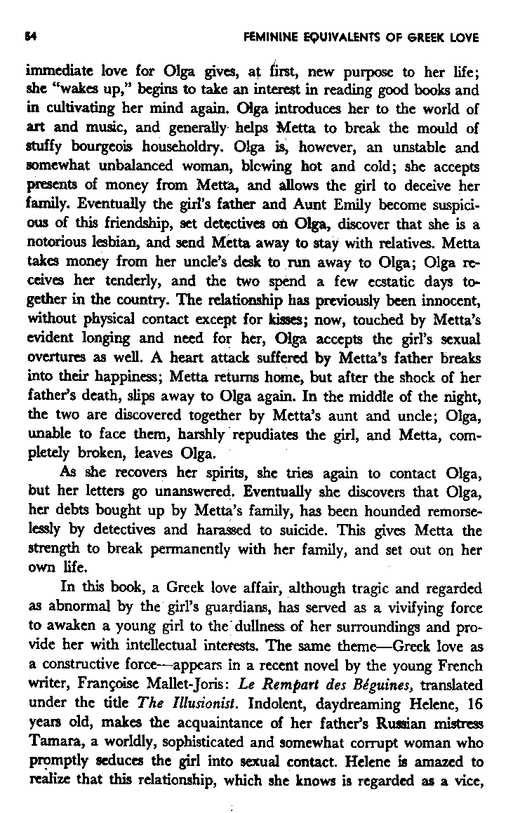 International Journal of Greek Love, Vol.1 No.1, 1965, page 54