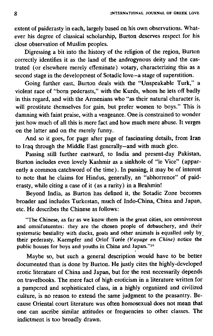 International Journal of Greek Love, Vol.1 No.2, 1966, page 8