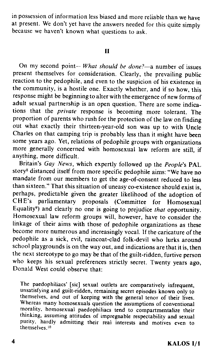 Kalos - On Greek Love, Vol.1 No.1, 1976, page 4