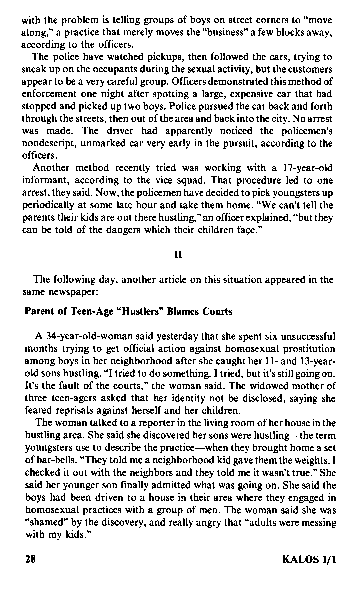 Kalos - On Greek Love, Vol.1 No.1, 1976, page 28