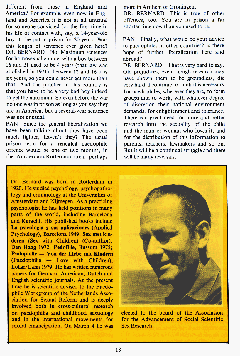 PAN - A Magazine About Boy-Love, Number 1 [Vol.1 No.1], June 1979, page 18