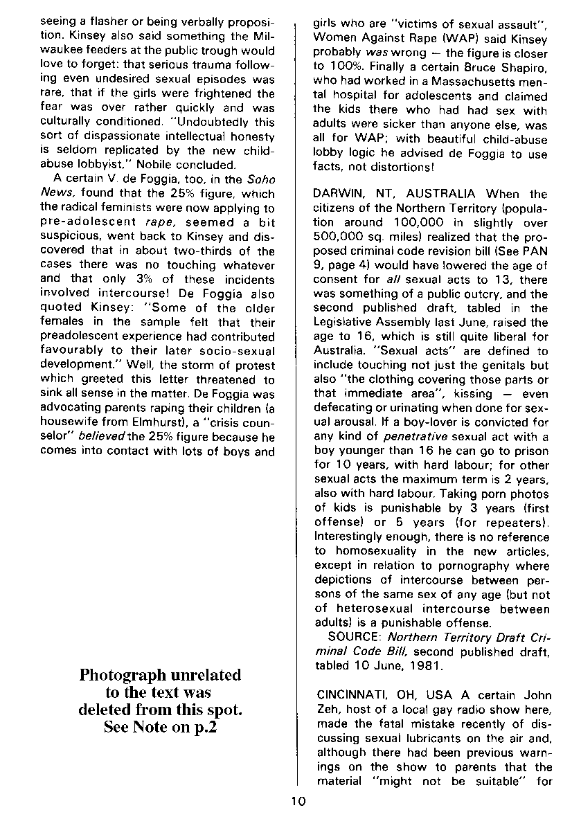 PAN - A Magazine About Boy-Love, Number 10, December 1981, page 10