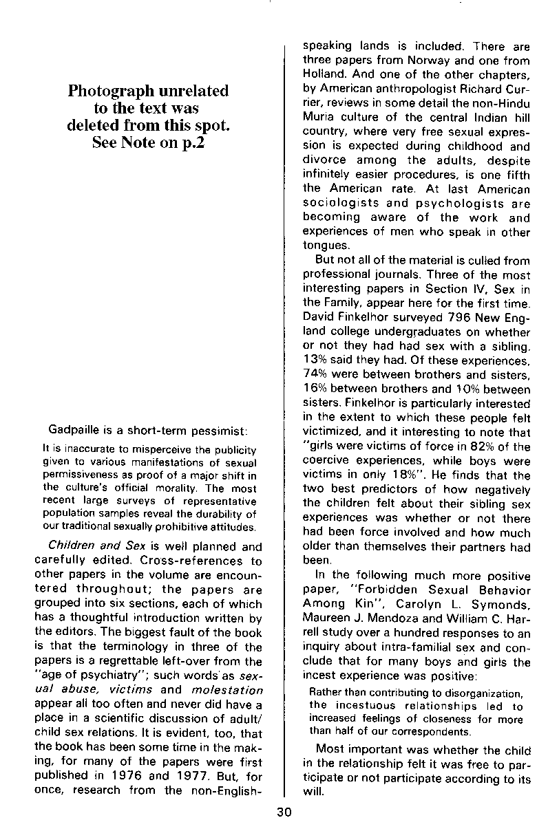 PAN - A Magazine About Boy-Love, Number 11, March 1982, page 30