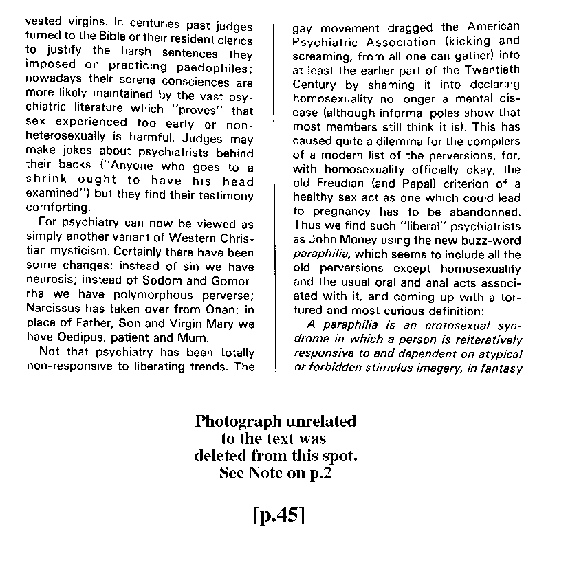 PAN - A Magazine About Boy-Love, Number 12, July 1982, page 45