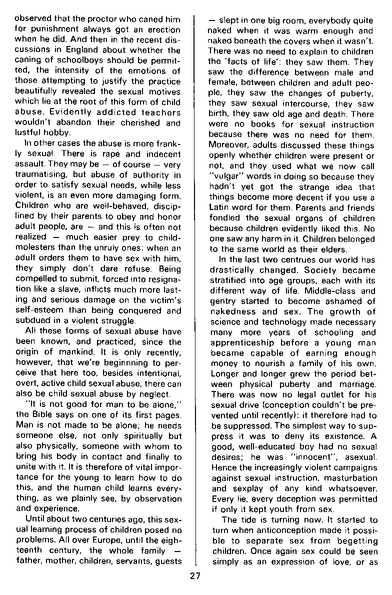 P.A.N. - Paedo Alert News, Number 13, October 1982, page 27