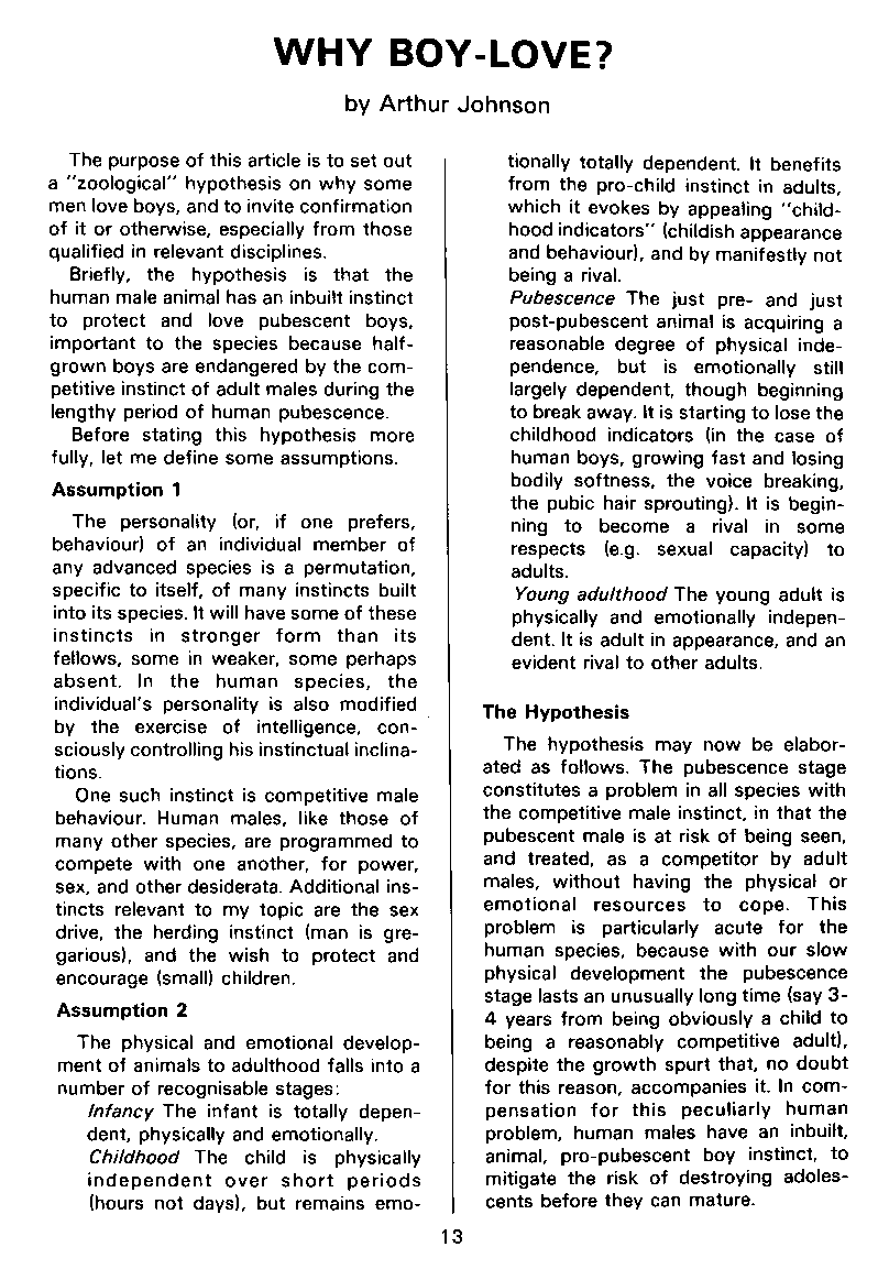 P.A.N. - Paedo Alert News, Number 14, December 1982, page 13