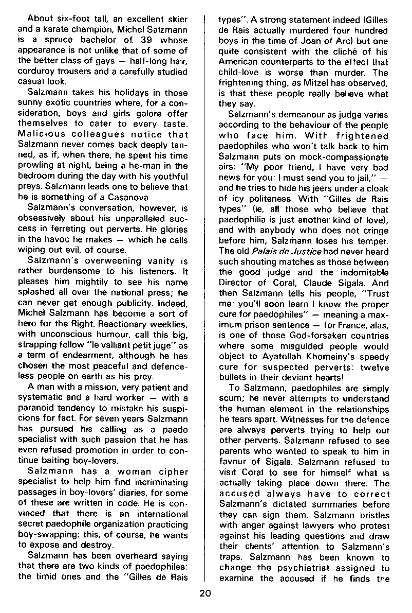 P.A.N. - Paedo Alert News, Number 15, March 1983, page 20