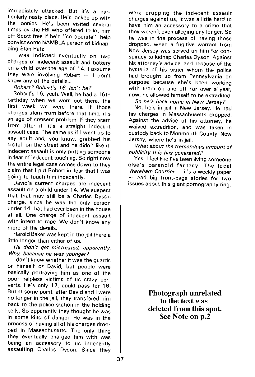 P.A.N. - Paedo Alert News, Number 15, March 1983, page 37