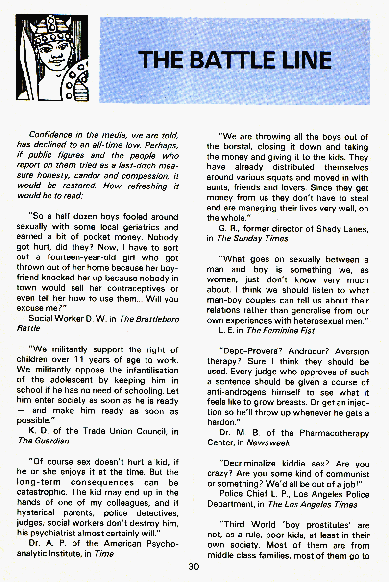 P.A.N. - Paedo Alert News, Number 18, May 1984, page 30