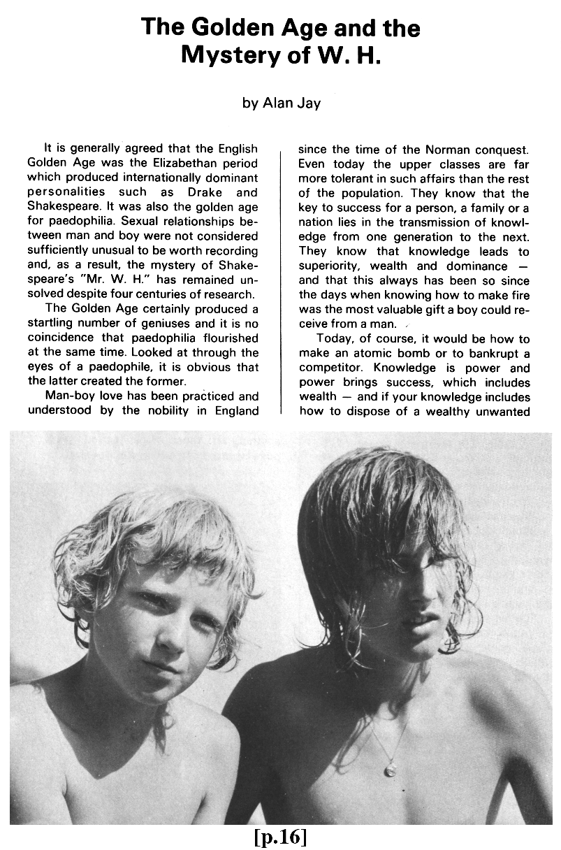 P.A.N. - Paedo Alert News, Number 19, July 1984, page 16