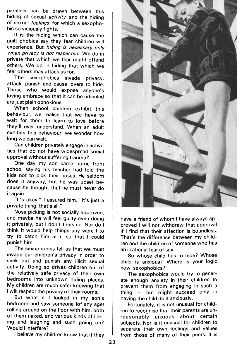 P.A.N. - Paedo Alert News, Number 19, July 1984, page 23