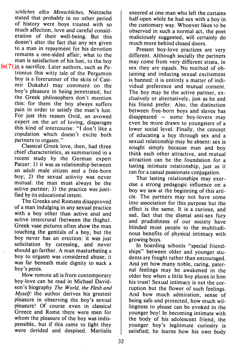 P.A.N. - Paedo Alert News, Number 21, December 1985, page 32