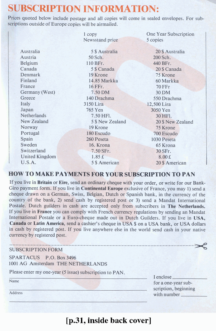 PAN - A Magazine About Boy-Love, Number 3 [Vol.1 No.3], November 1979, page 31