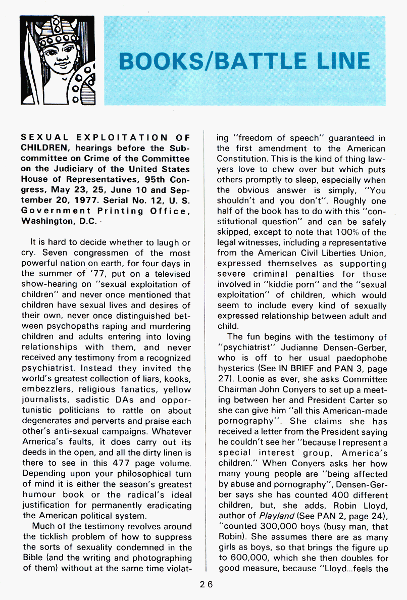 PAN - A Magazine About Boy-Love, Number 4, February 1980, page 26