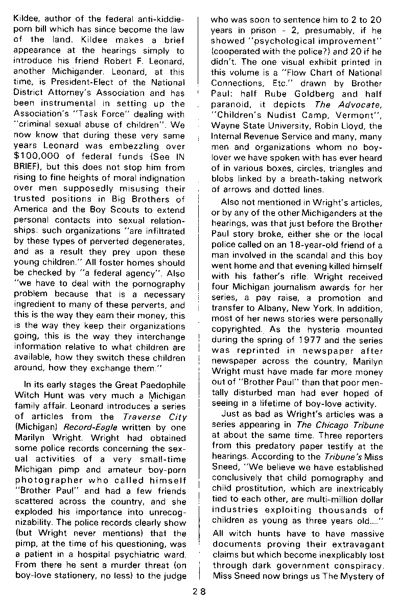 PAN - A Magazine About Boy-Love, Number 4, February 1980, page 28