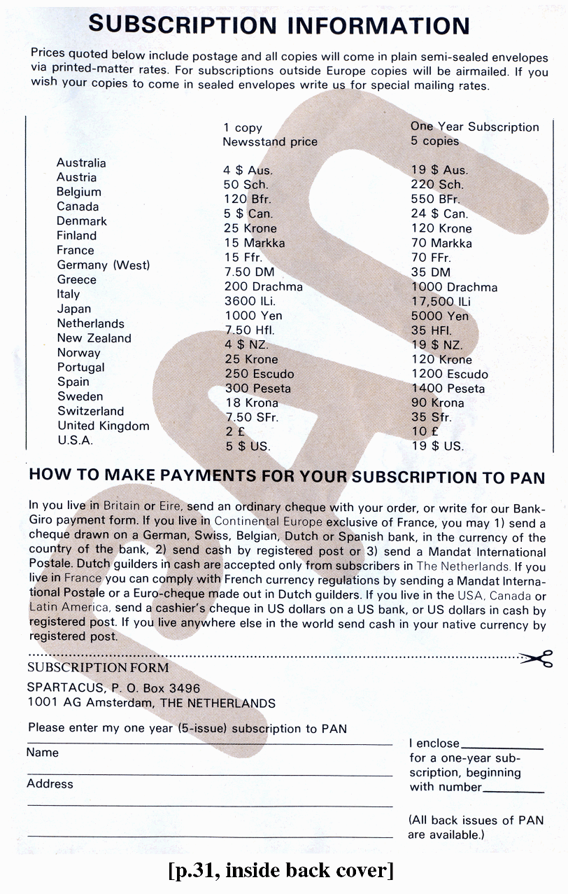 PAN - A Magazine About Boy-Love, Number 5, May 1980, page 31