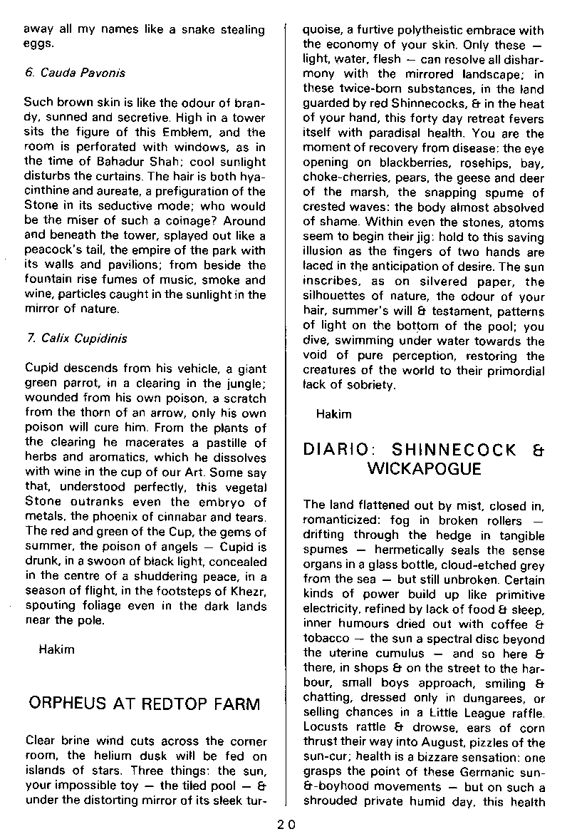 PAN - A Magazine About Boy-Love, Number 7, December 1980, page 20