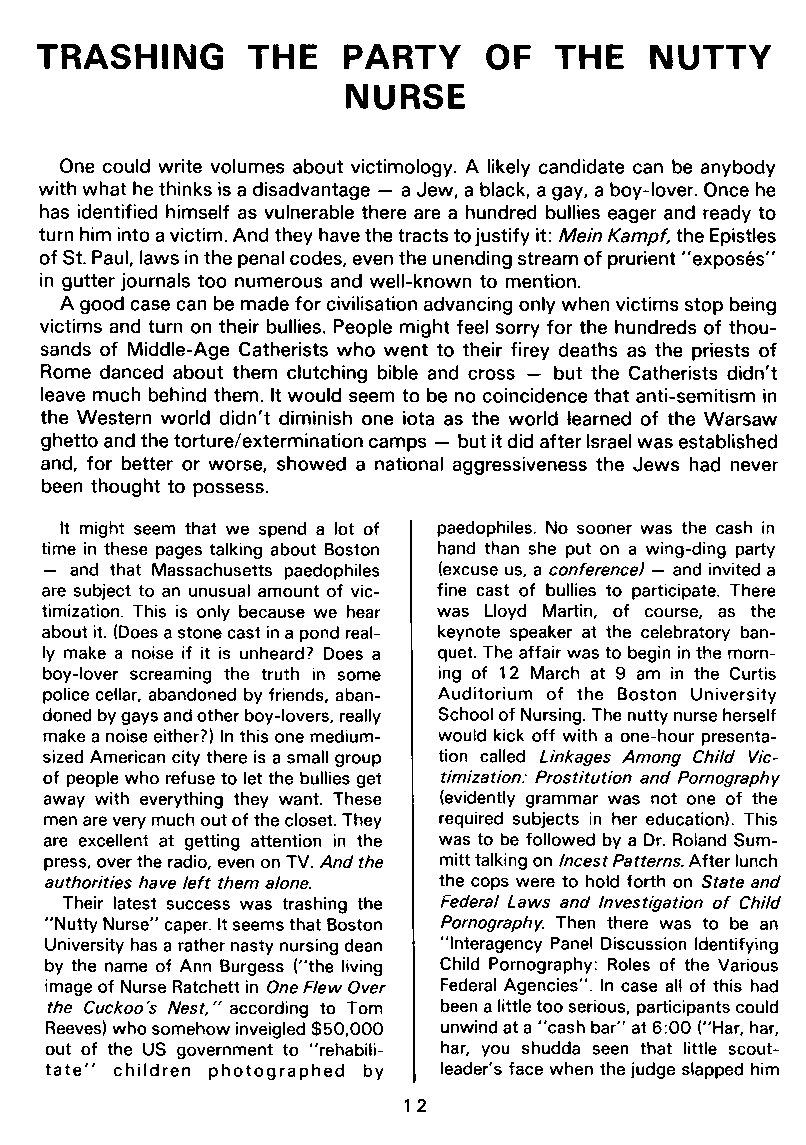 PAN - A Magazine About Boy-Love, Number 8, April 1981, page 12