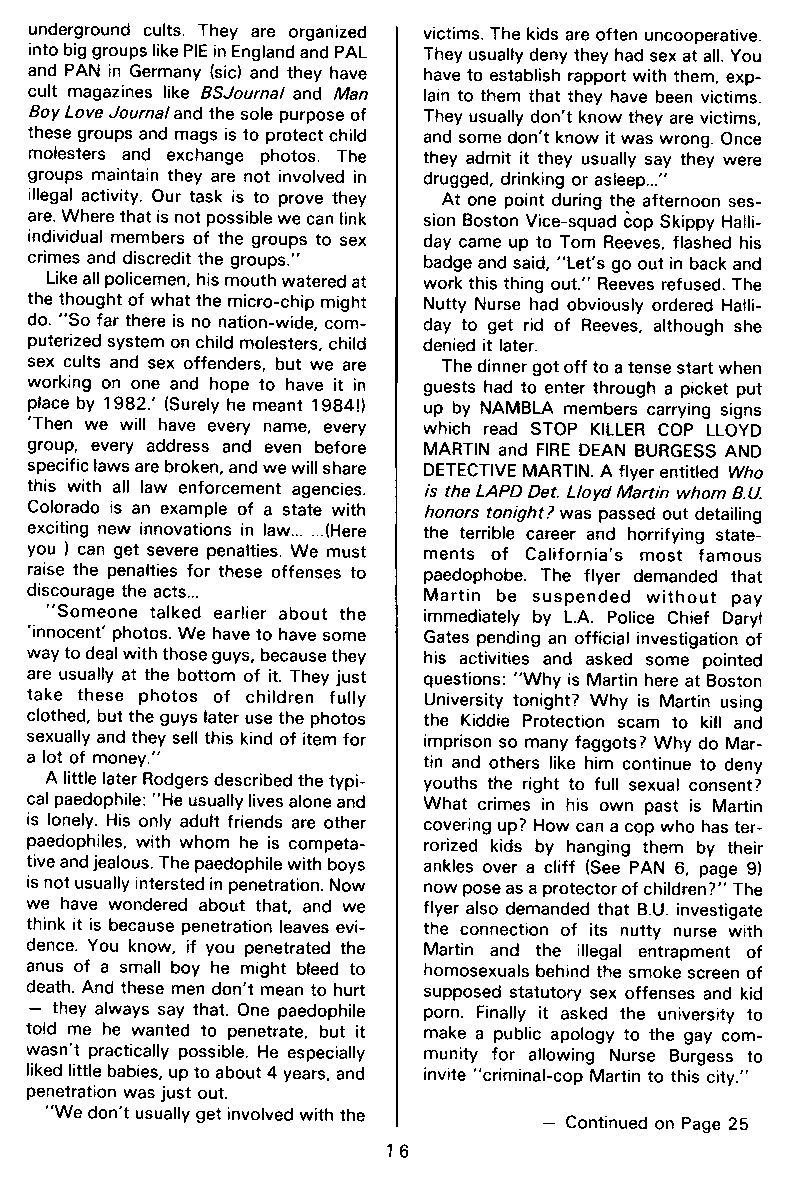 PAN - A Magazine About Boy-Love, Number 8, April 1981, page 16