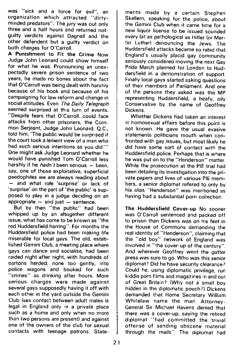 PAN - A Magazine About Boy-Love, Number 8, April 1981, page 21