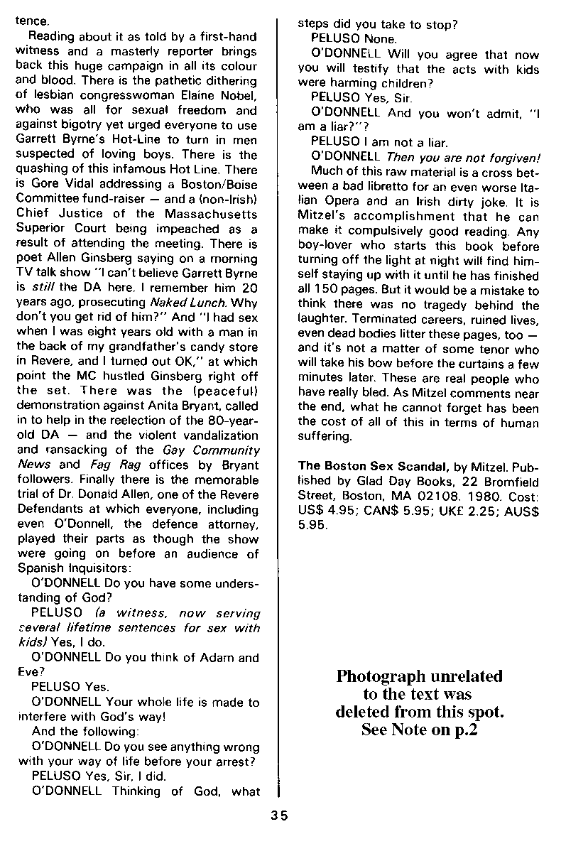 PAN - A Magazine About Boy-Love, Number 8, April 1981, page 35