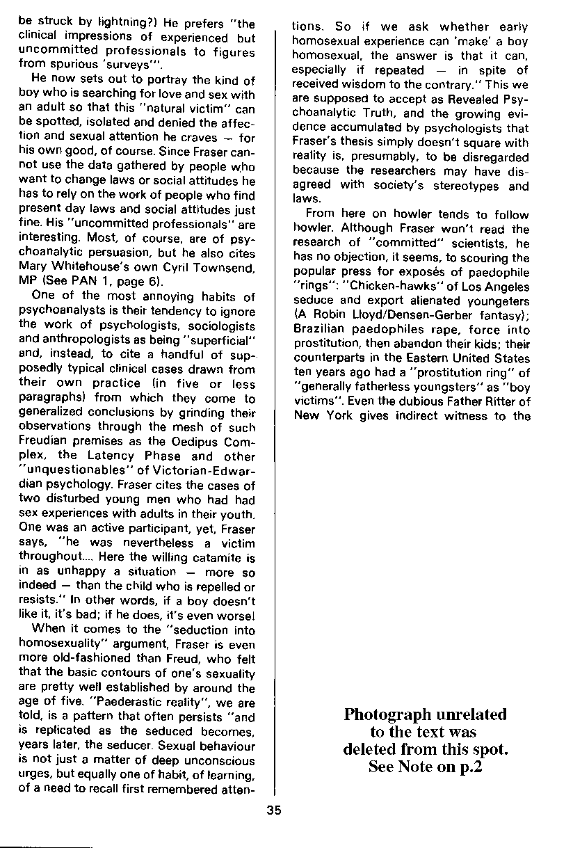 PAN - A Magazine About Boy-Love, Number 9, July 1981, page 35